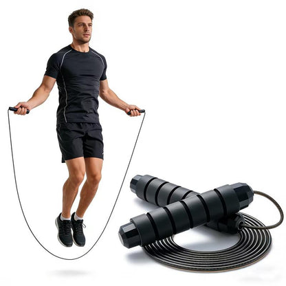 【2026 New Year'S Gift】Pro Speed Jump Rope with Tangle-Free Design Ball Bearing Swivel Quick-Adjust Ergonomic Grips for Home Gym Workout Equipment